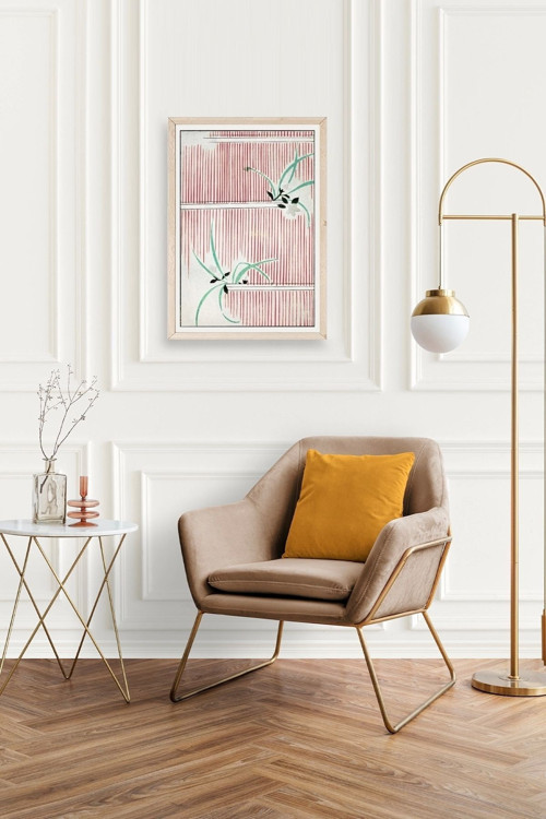 Büro Ev Ofis Dekoru için 17x23CM Tekli Ahşap Çerçeveli HMatisse Tablo No63