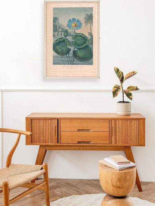 Büro Ev Ofis Dekoru için 30x42CM Tekli Ahşap Çerçeveli JConstantine Tablo No5