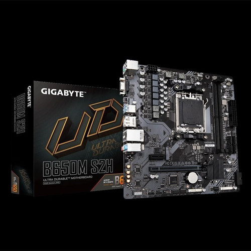 B650M S2H 6400MHz(OC) DDR5 Soket AM5 M.2 HDMI DP D-Sub mATX Anakart