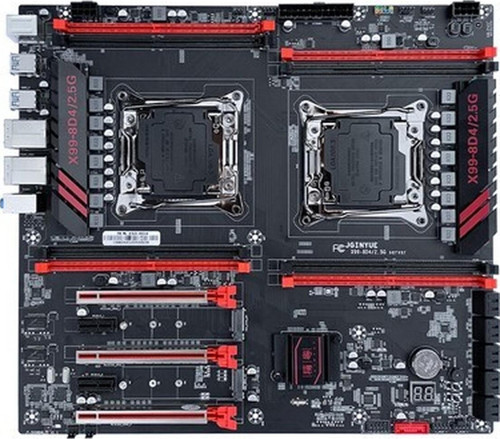 8d4 Intel X99 2666 Mhz Ddr4 Soket 2.5 Gbit Ethernet 2011-3 Çift Işlemci Destekli E-Atx Anakart