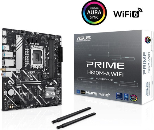 PRIME H810M-A WIFI DDR5 6400MHz(OC) Soket LGA1851 mATX Anakart
