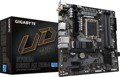 Gıgabyte B760m-ds3h Ax Wıfı-6 Ddr4 Hdmı-dp Pcıe 4.0 1700p Matx