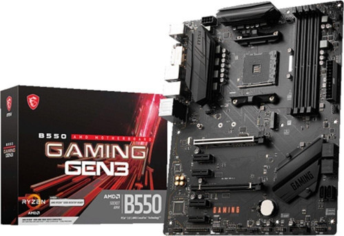 MB B550 GAMING GEN3 AM4 B550 DDR4 4400(OC) HDMI DVI-D 1XM.2 USB3.2 ATX ANAKART