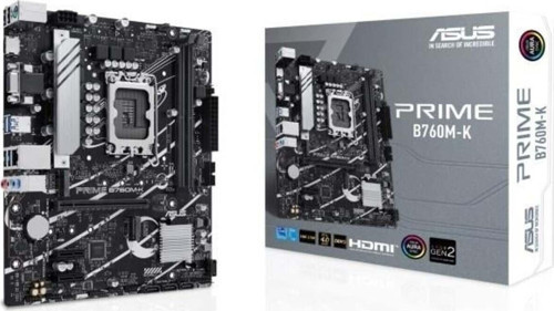 Prıme B760m-k Ddr5 Hdmı Dp Pcıe 16x V4.0 1700p Matx
