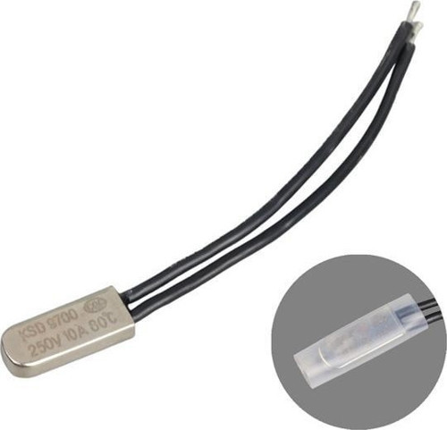 80 C Termik Fuse Kablolu Metal 10A (Ic-270)