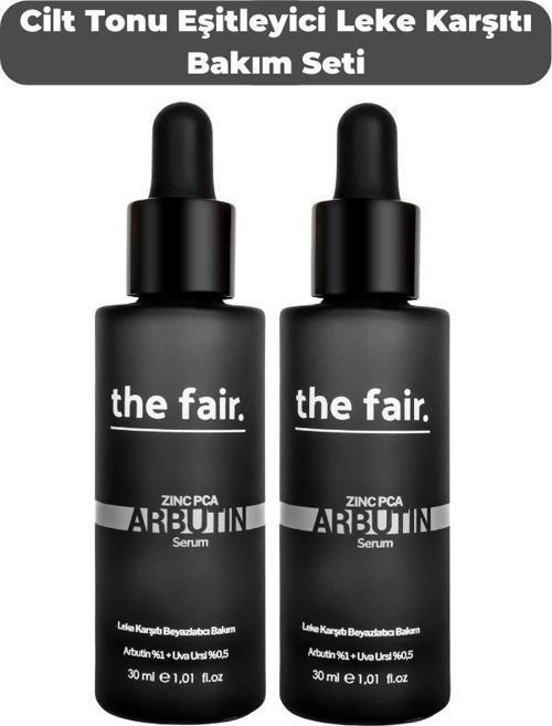 Arbutin Cilt Tonu Eşitleyici Leke Karşıtı Bakım Serumu %1 Arbutin+ %0.5 30 ml 2'li Set