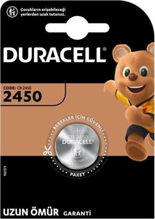 Duracell Cr2450 3 Volt Lityum Pil Tek Fiyat