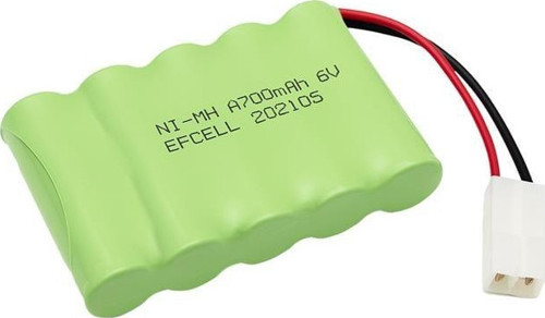 Efcell Ef-202105 6 Volt 700Mah 5'Li Oyuncak Araç Pili Soketli 71X50X15Mm
