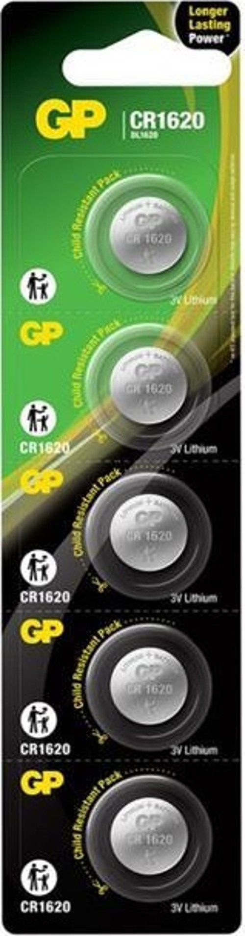Gp Cr1620 Lityum 3 Volt Pil (5'Li Paket)