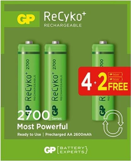 Gp 2700 Ma Şarjlı Kalem Pil 6'Lı Paket