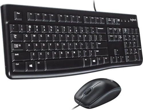 Logitech Mk120 Usb Q Siyah Kablolu Klavye + Mouse Set