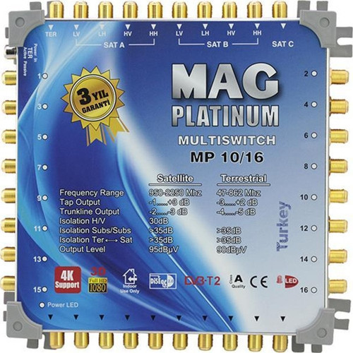 Mag Platinum 10-16 Sonlu Uydu Santrali
