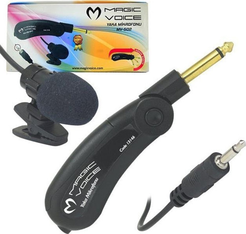 Magicvoice Mv-502 Gold Kablolu Yaka Mikrofonu
