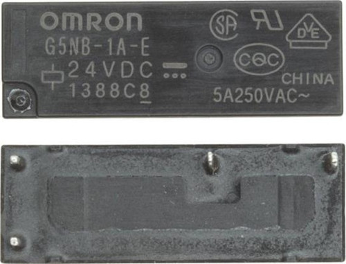 Omron G5Nb-1A-E 24Vdc Kart Rölesi 24 Volt 4 Pin Bacak Siyah 16X4C16