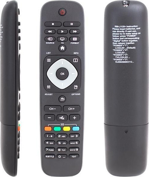Philips 3D Tuşlu Lcd-Led Tv Kumanda Rm-L1125+