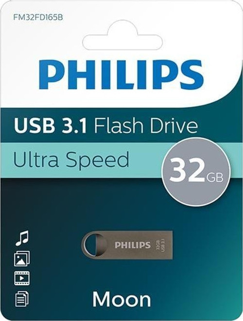 Philips Moon Serisi 32Gb Usb 3.1 Ultra Hızlı Metal Flash Bellek (Fm32Fd165B/00)