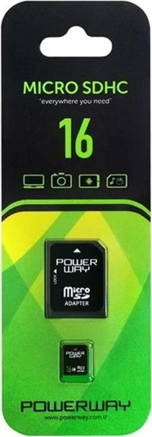 Powerway Pwr-16 16 Gb Micro Sd (Class 10) Hafıza Kartı