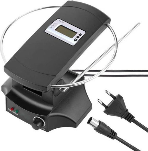 Powermaster Sg-029A Saatli Uhf-Vhf Tv Üstü Anten İç Mekan Tv Anteni