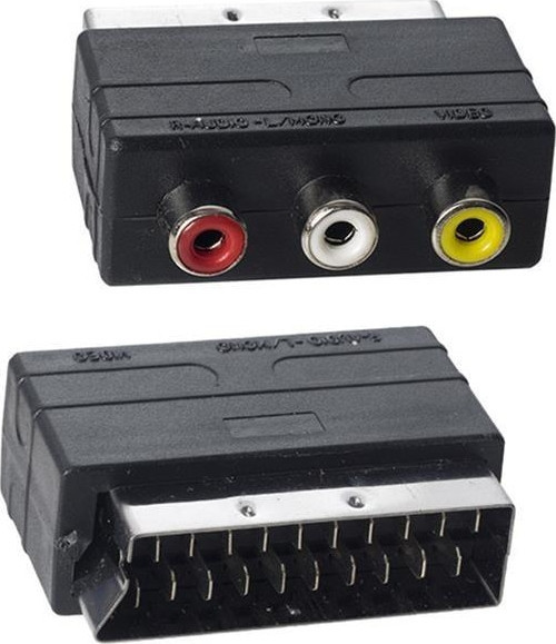 Scart Erkek-Rca Dişi Ara Mini Adaptör