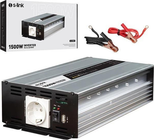 S-Link Sl-1500W Dc12V-Ac230V 1500W İnverter
