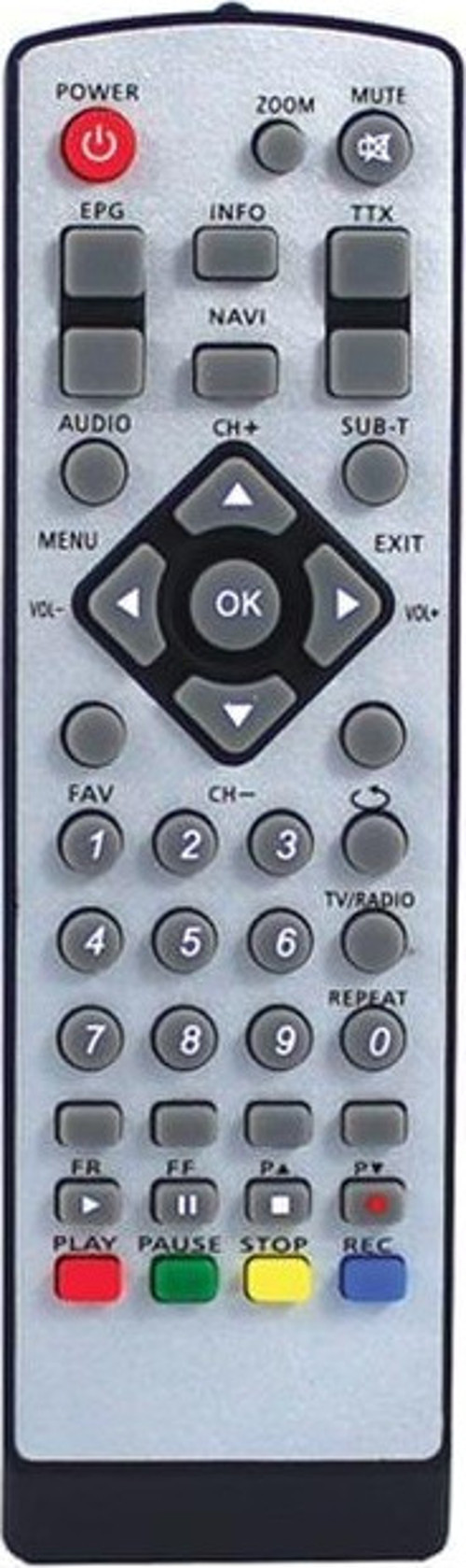Silvermax Uydu Alıcı Kumandası 2095