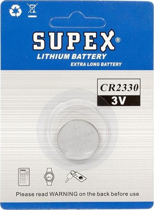 Supex Cr2330 3 Volt Lityum Pil Tekli
