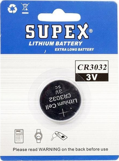 Supex Cr3032 3 Volt Lityum Pil Tekli