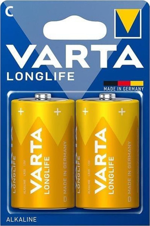 Varta Longlife Power Alkalin Orta Boy C Pil (2'Li Paket)