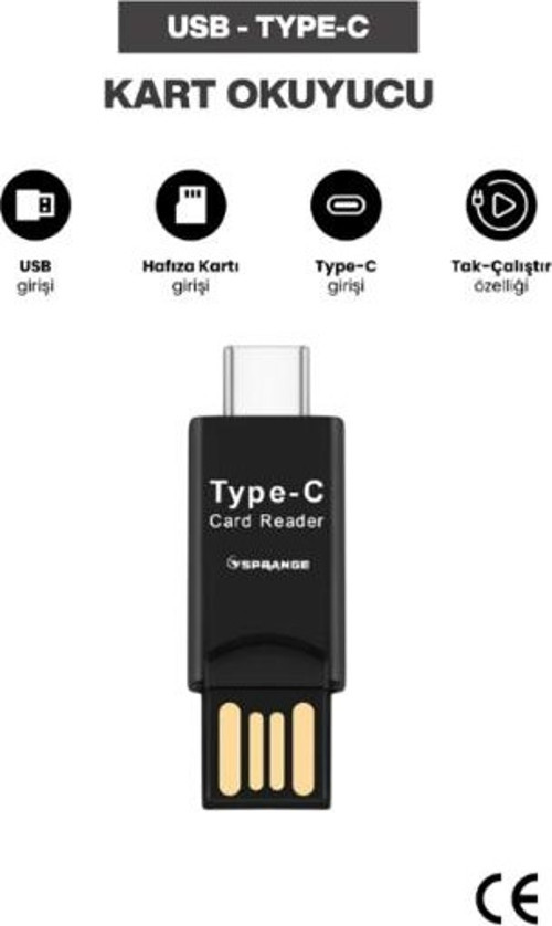 Nacario Usb To Type-C Kart Okuyucu
