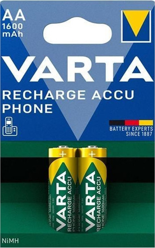 Varta T399 1.2V 1600 Mah Şarjlı Aa Kalem Pil (2'Li Paket)