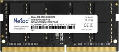 Basic Ntb 8gb 2666MHZ Ddr4 NTBSD4N26SP-08