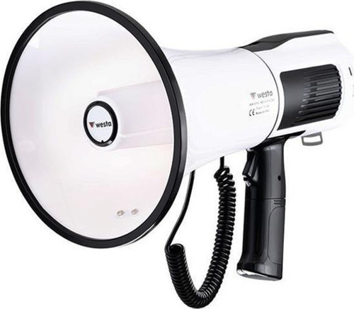 Westa Wm-90Pu Type-C 100 Watt Mayk Mikrofonlu Usb-Tf-Bluetooth Megafon