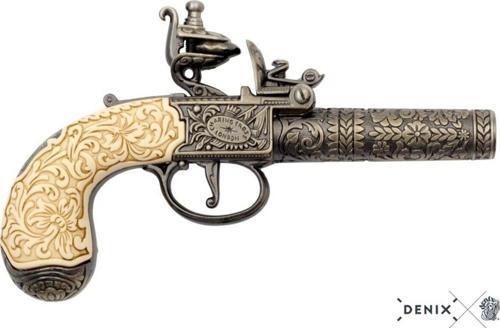 Koleksiyon Grubu-FLINTLOCK POCKET PISTOL, LONDON 1795-JDNX1098L-Orijinalden ilham alan tasarım