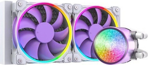 Id-Coolıng Pinkflow 240 Diamond Purple 4pin Pwm 240MM Argb Pembe Sıvı İşlemci Soğutucu