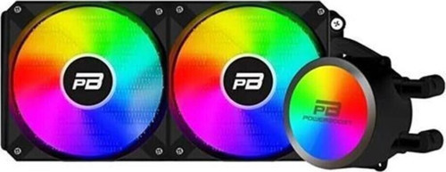 PowerBoost NOBLE 240 Rainbow Fanlı 240mm (LGA1700-AM4-AM5) Uyumlu Sıvı Soğutma Sistemi (Siyah)