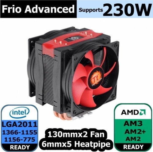 Frio Advanced 2x130mm Fanlı 230w Destekli Intel Amd Uyumlu Islemci Sogutucusu