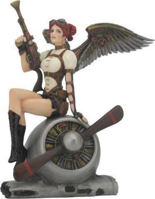 Veronese Serisi- Pervane Motorunda Oturan Kadın Savaşçı-21*19*16 Cm.