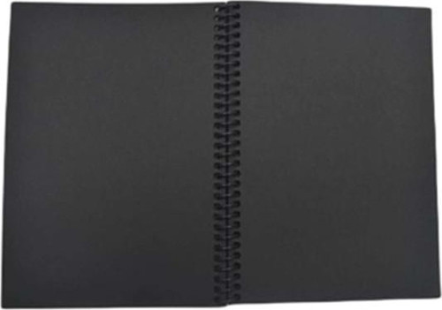 Siyah Yapraklı Defter A5 40 Yaprak Spiralli