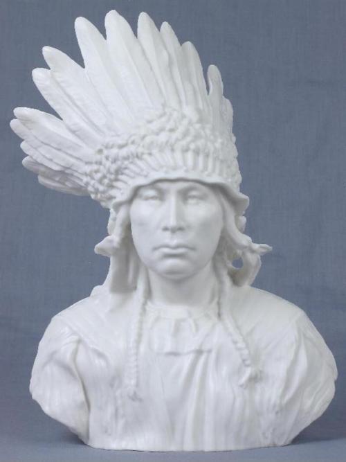 BİBLOLAR › Wise Porselen-PORSELEN KIZILDERILI SEF BUST-18,5*10,5*24,5 CM-JCP30047AA