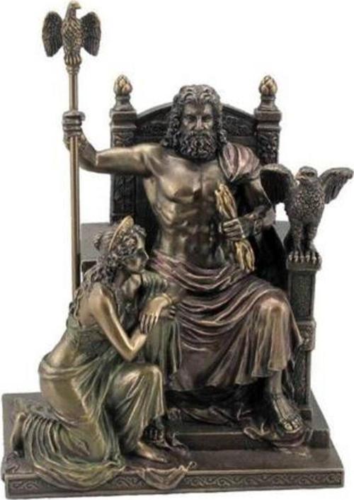 Hediyelik › Veronese Biblolar › Mitoloji & Tarih- Zeus Ve Hera Tahtta-21,5*15*28 Cm.
