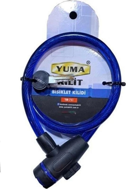 BİSİKLET KİLİDİ BOY:80CM ÇAP:12MM 1 ADET