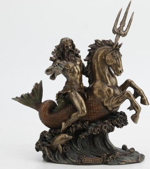 Veronese Biblolar ? Mitoloji & Tarih-at Üstünde Poseıdon-23,5*12,5*27 Cm-jwu76939a4