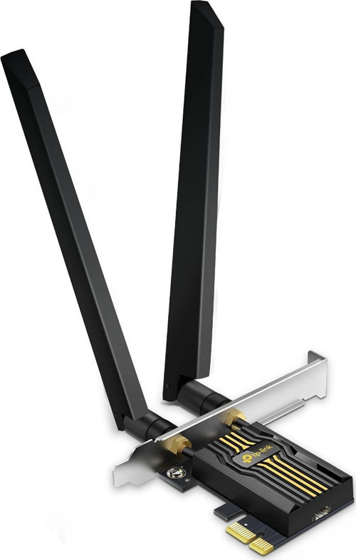 WiFi 7 BE6500 PCIe WiFi Kartı Archer TBE400E | Masaüstü Bilgisayar için Üç Bantlı Ağ Kartı | Bluetooth 5.4| Yüksek Kazançlı Antenler| MLO, WPA3| AM'yi destekler...