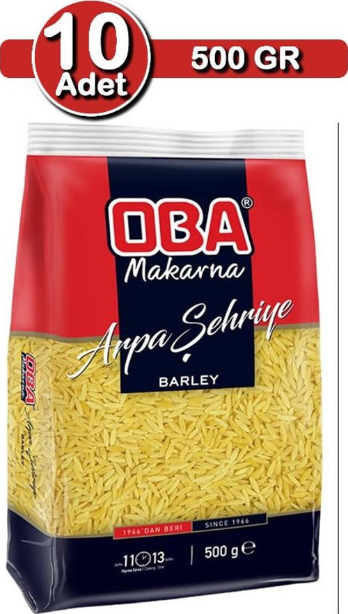 Arpa Şehriye 500 g x 10 Adet | Uzun Süreli Stok Paketi