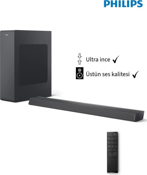 Ultra ince Üstün ses kalitesi 140W Dolby Audio 2.1 Kanal-derin bas Soundbar & Ses Sistemi