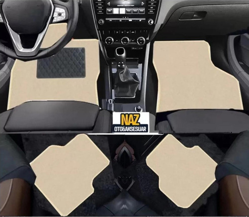 BMW E 90 2005 - 2011 Bej Halı Bej Kenar Petek Topuk