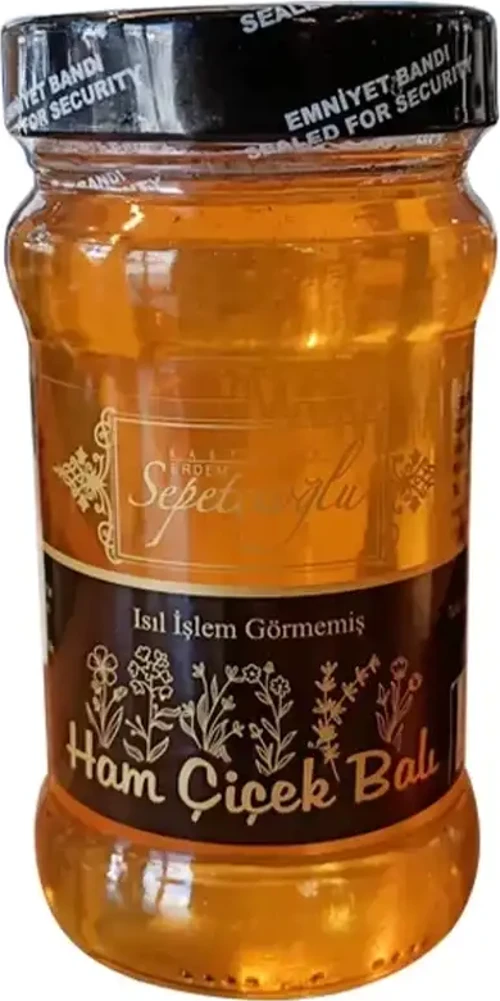 Kastamonu Meşhur Sepetçioğlu Doğal Çiçek Balı 400 G (Isıl İşlem Görmemiş)