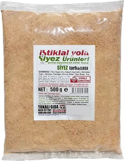 Kastamonu Sepetçioğlu Siyez Tarhanası İstiklal 500 G