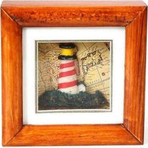 Denizcilik › Denizcilik Grubu › Marine Aksesuar- Kırmızı-sarı Fener Küçük Pano>>10x10 Cm.