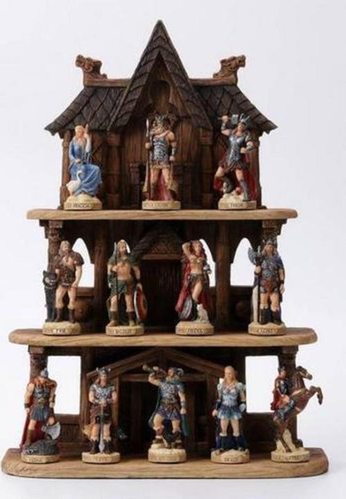 Veronese Serisi- Mitoloji & Tarih-norse Mt Standlı 12 Lı Set-30*9*41 Cm.
